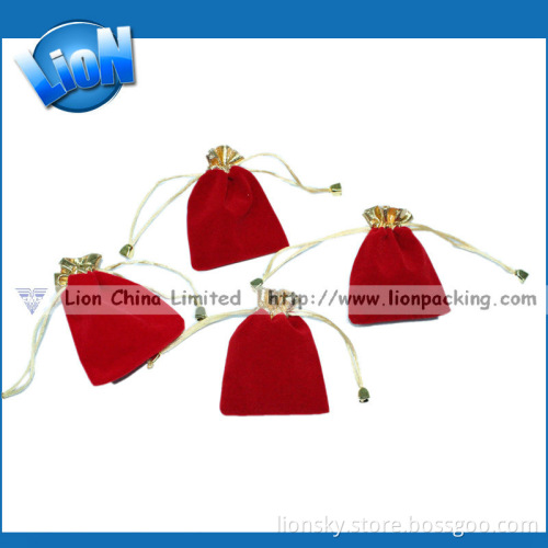 Slap up Resplendent Velvet Pouch with Stopper (L-128)